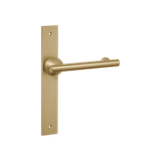 Futurismo Return Door Lever on Rectangular Backplate gallery detail image