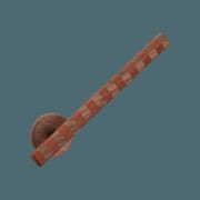 Straight Streaker Return Door Lever - Round Rose gallery detail image