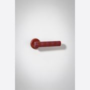 Straight Streaker Return Door Lever - Round Rose gallery detail image