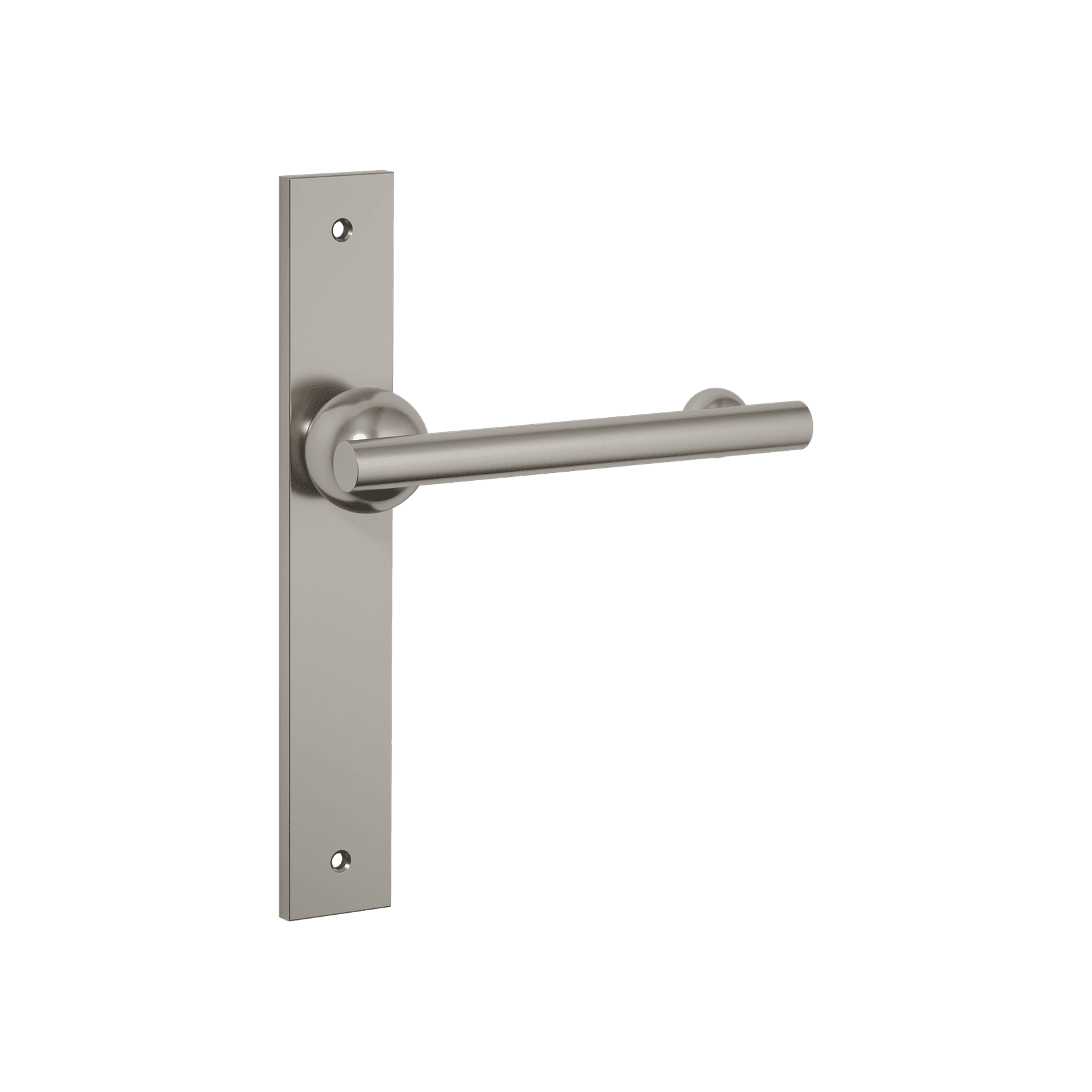 Futurismo Return Door Lever on Rectangular Backplate gallery detail image