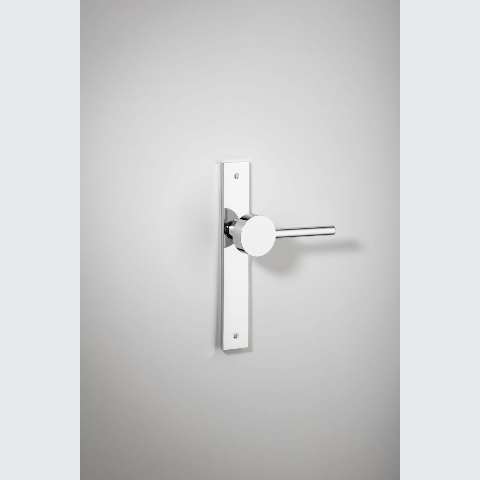 Geppetto Door Lever - Rectangular Backplate gallery detail image