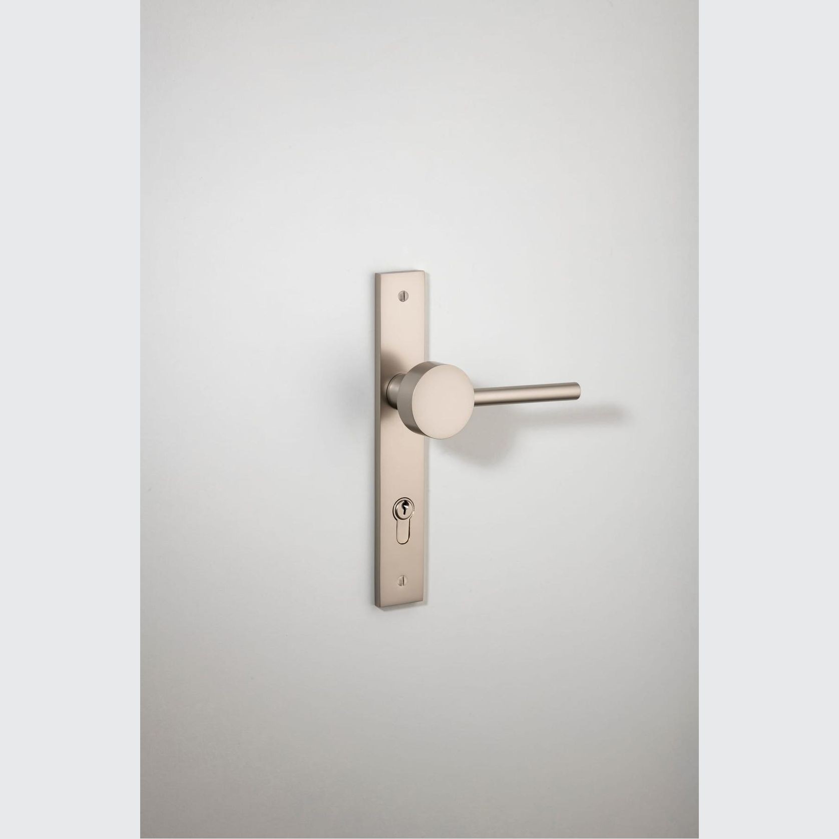 Geppetto Door Lever - Rectangular Backplate gallery detail image