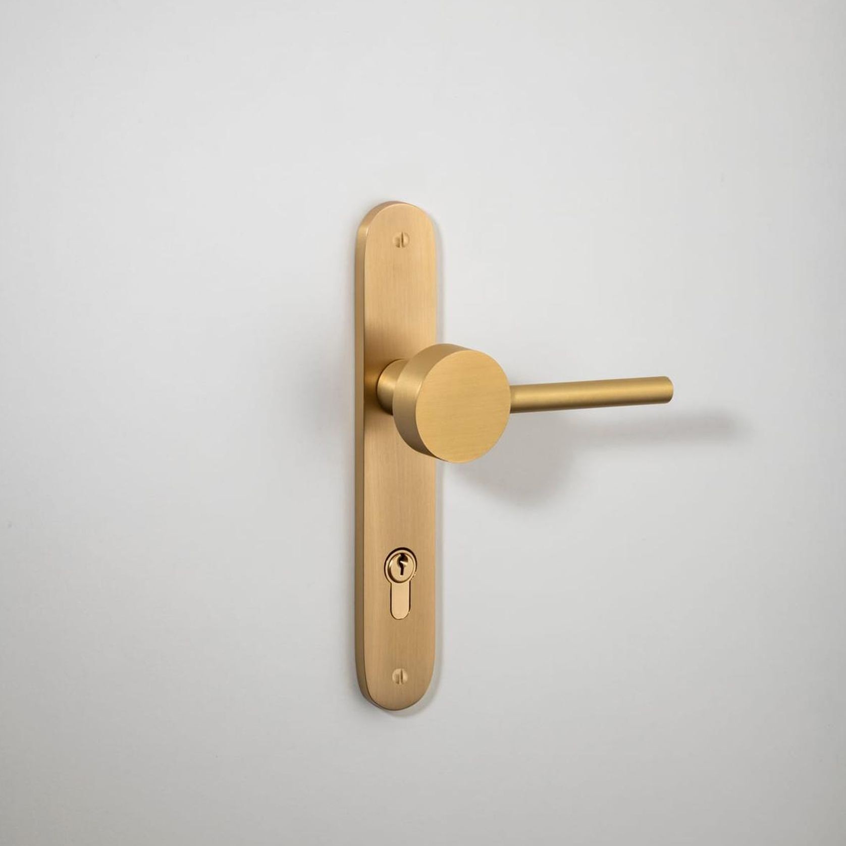 Geppetto Door Lever - Oval Backplate gallery detail image