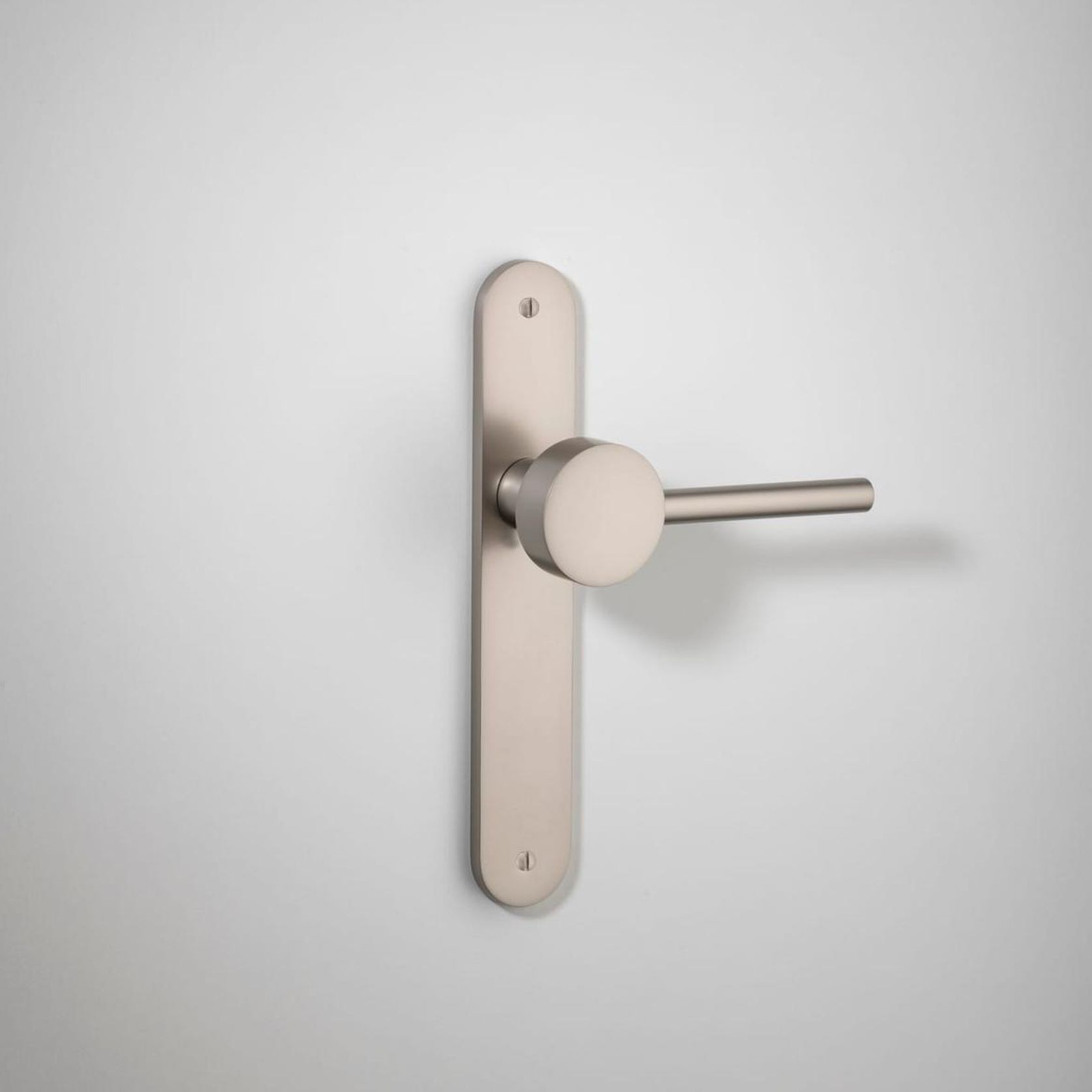 Geppetto Door Lever - Oval Backplate gallery detail image