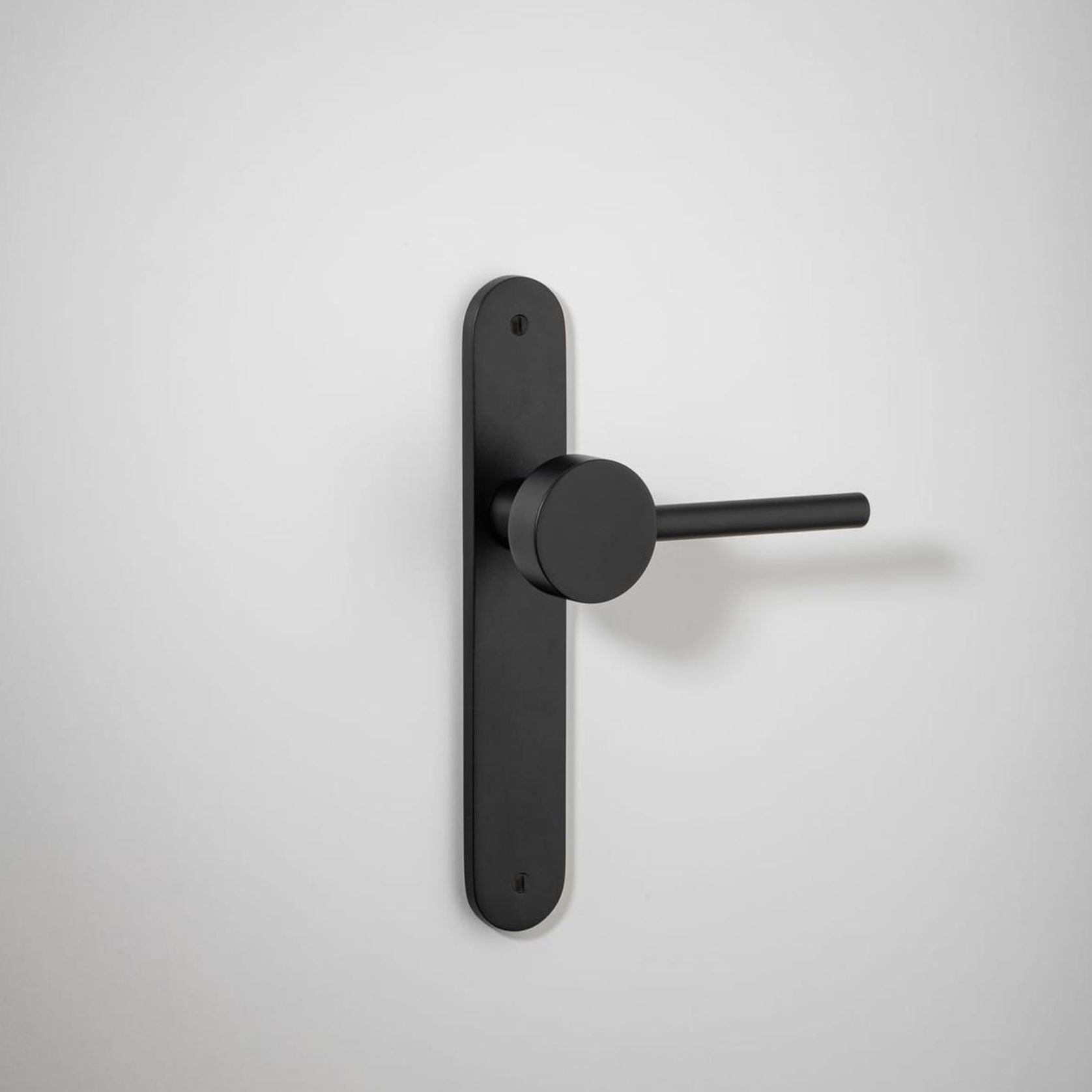 Geppetto Door Lever - Oval Backplate gallery detail image