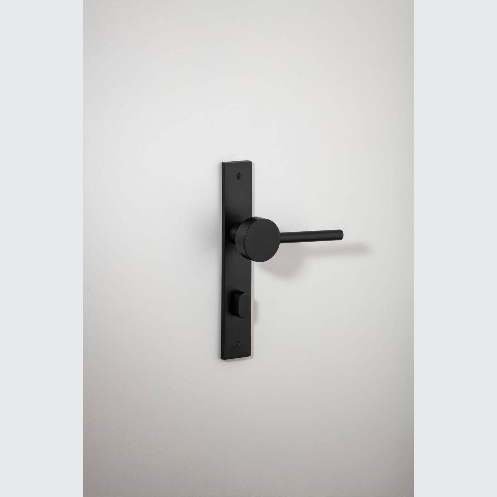 Geppetto Door Lever - Rectangular Backplate gallery detail image