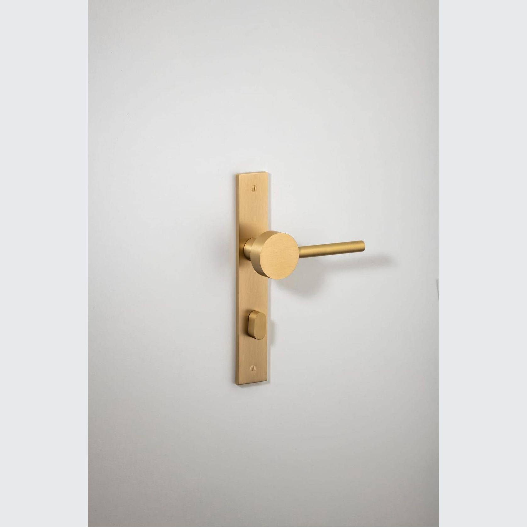 Geppetto Door Lever - Rectangular Backplate gallery detail image