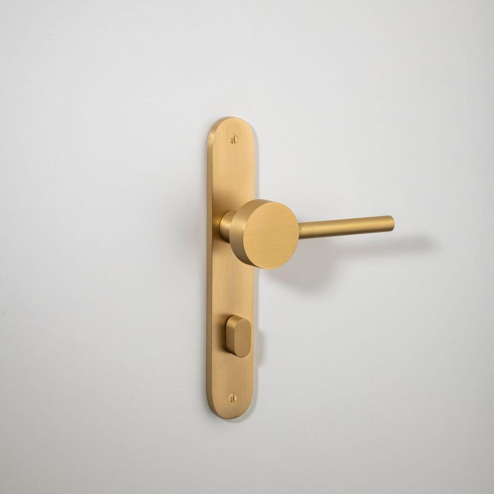 Geppetto Door Lever - Oval Backplate gallery detail image