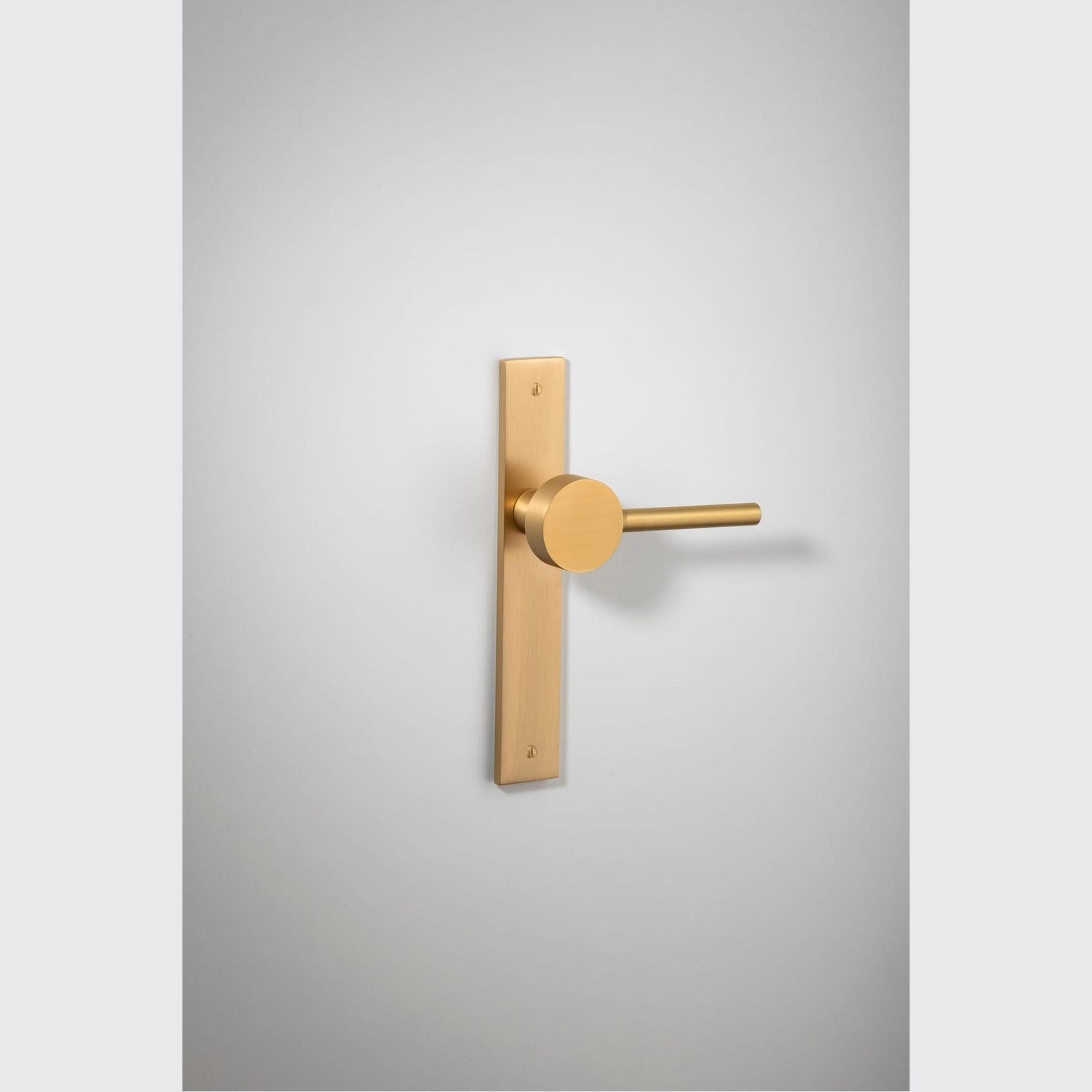 Geppetto Door Lever - Rectangular Backplate gallery detail image
