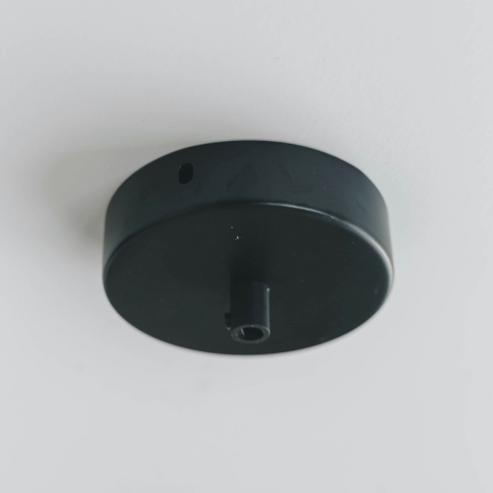 Minimal Ceiling Rose Black gallery detail image