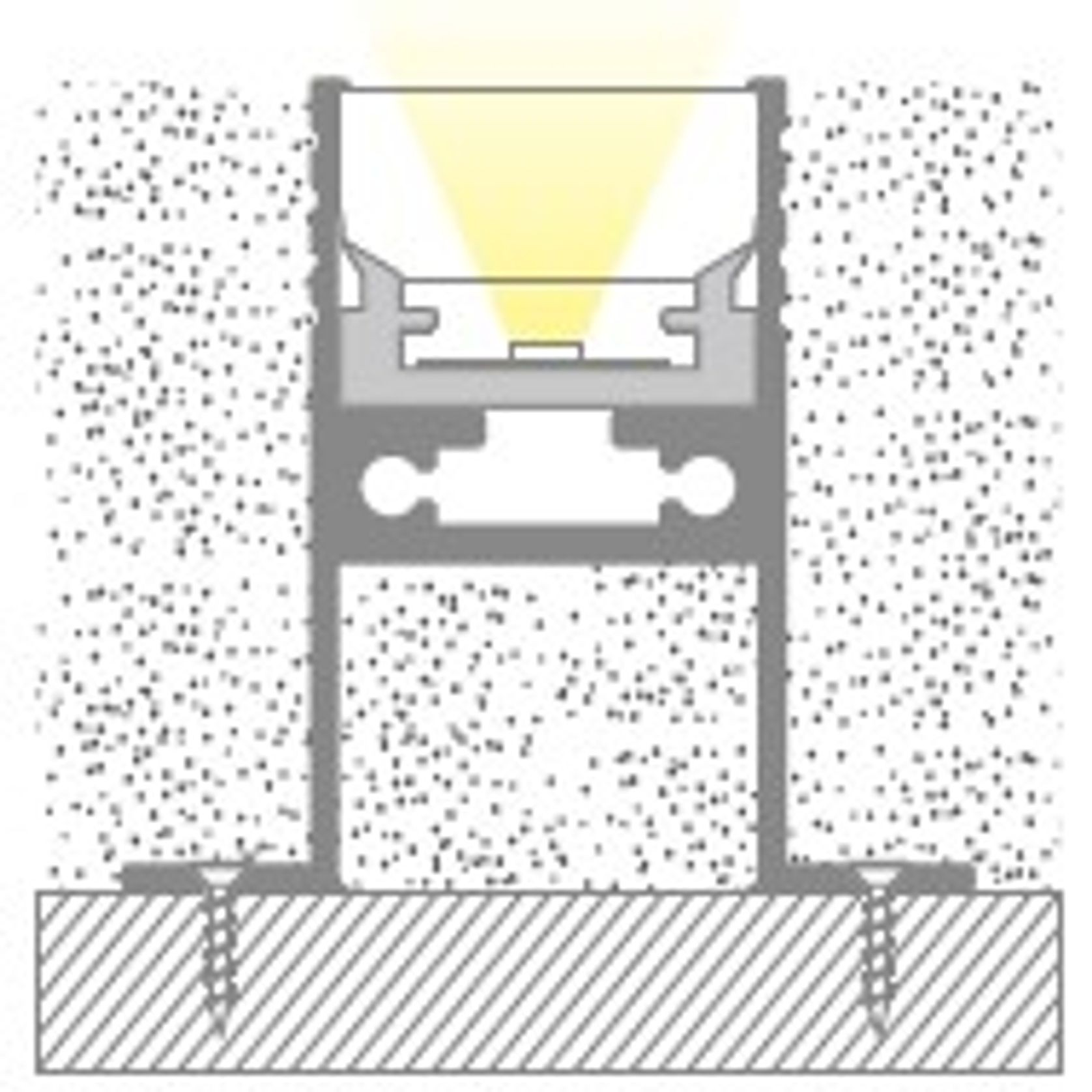 Rigid In Ground Light 10W Winged gallery detail image