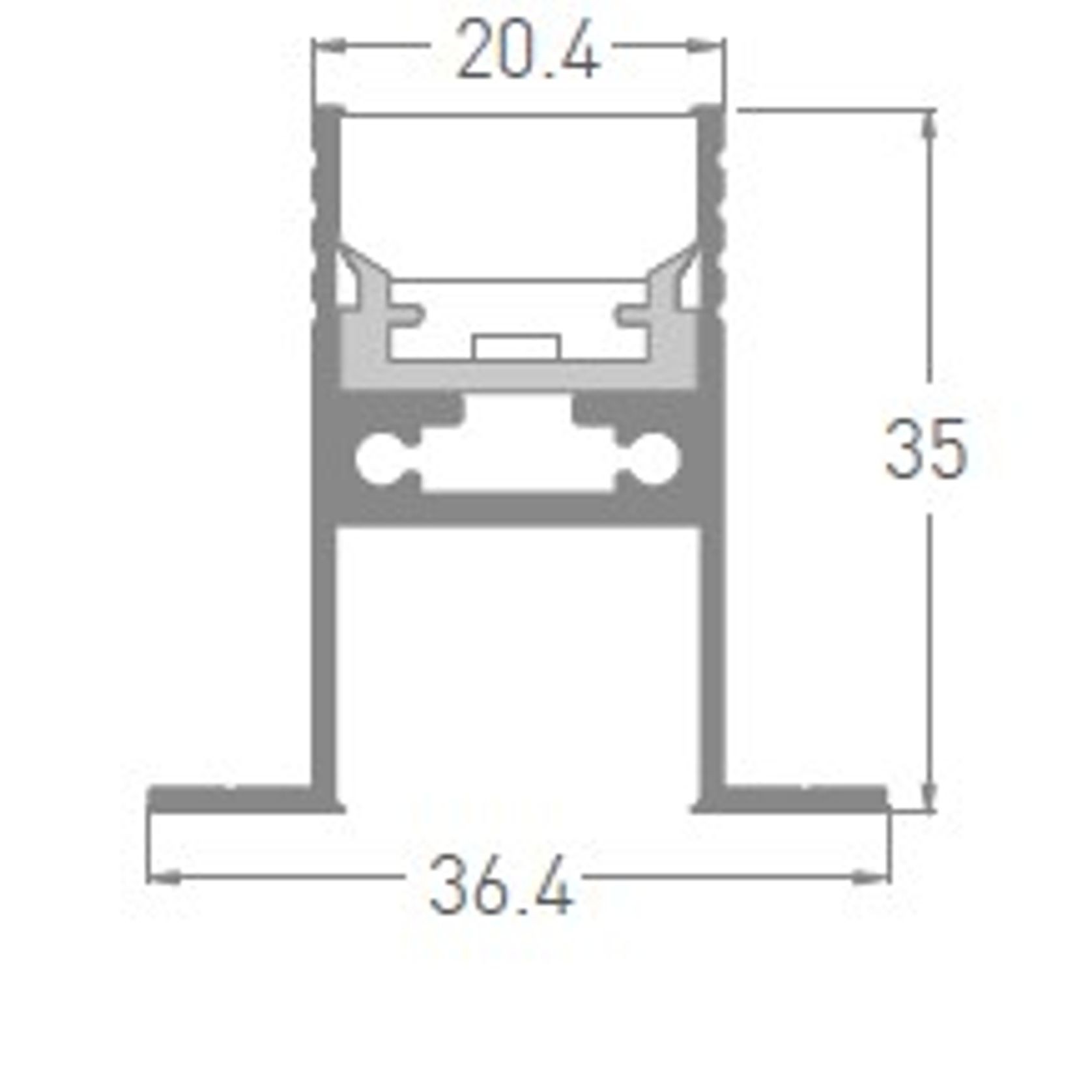 Rigid In Ground Light 10W Winged gallery detail image