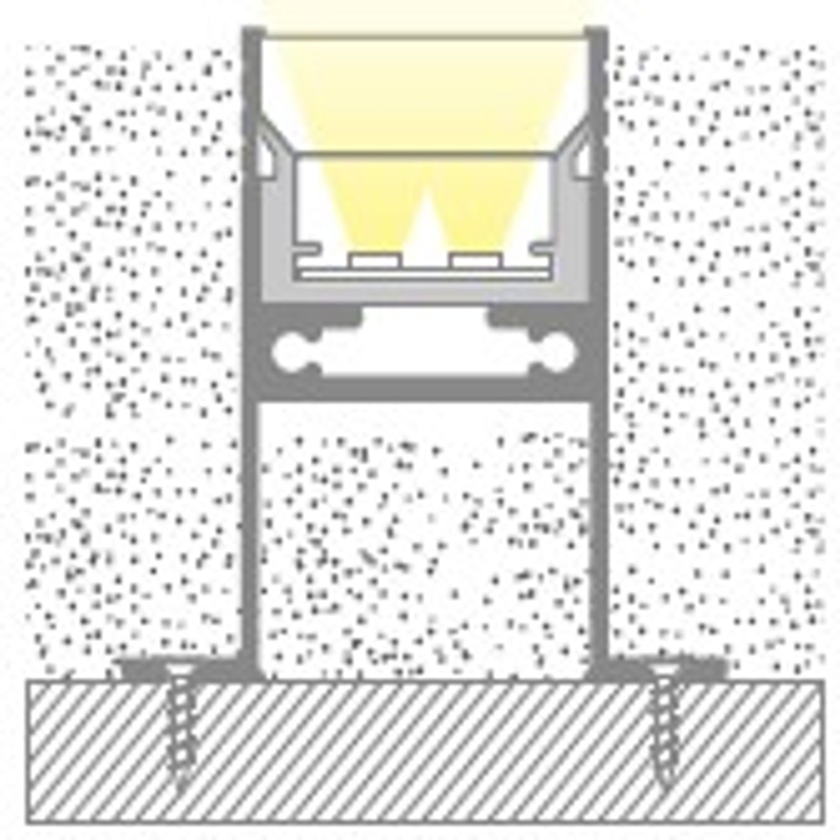 Rigid In Ground Light 15W Winged gallery detail image