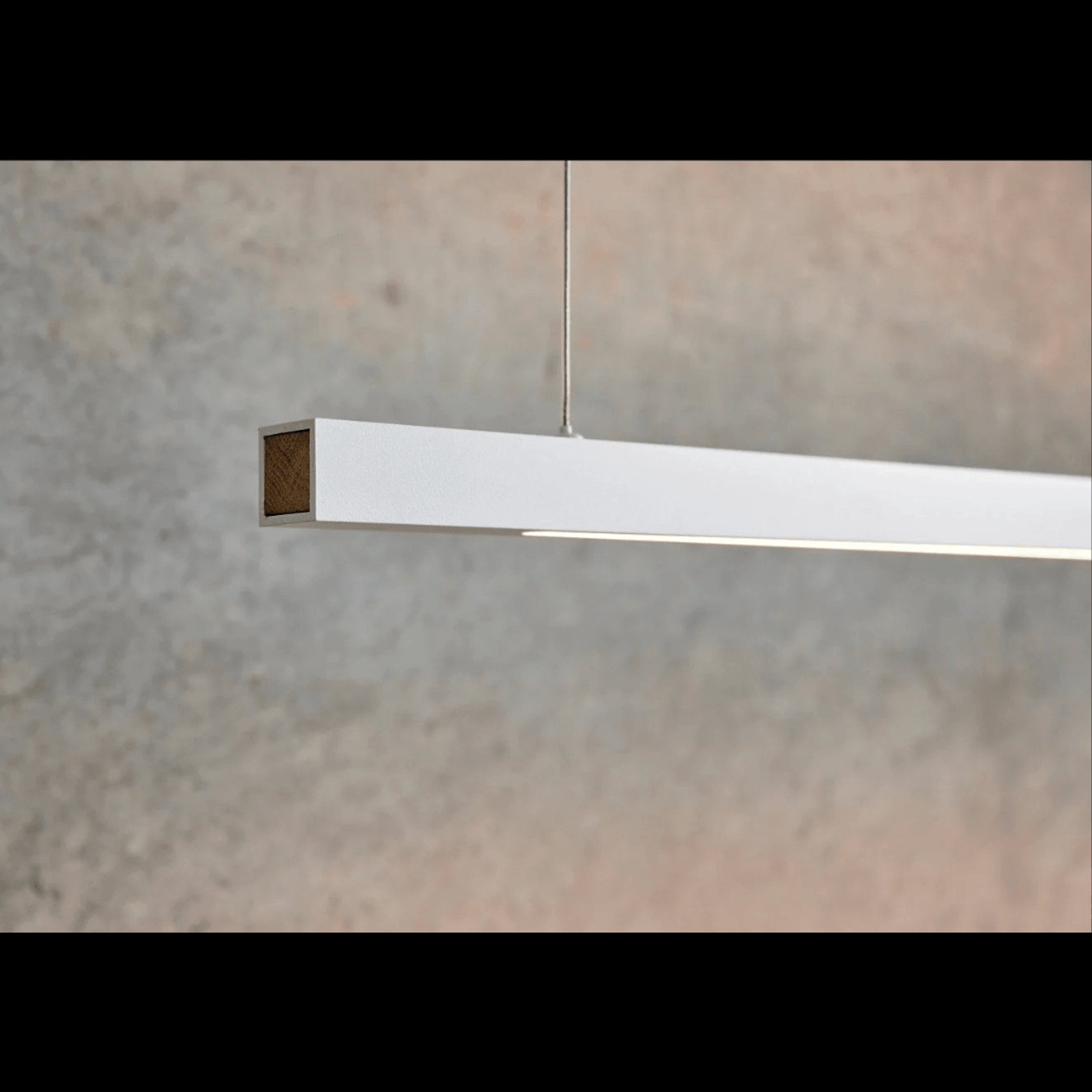Capsühl Linear LED Linear Pendant White gallery detail image
