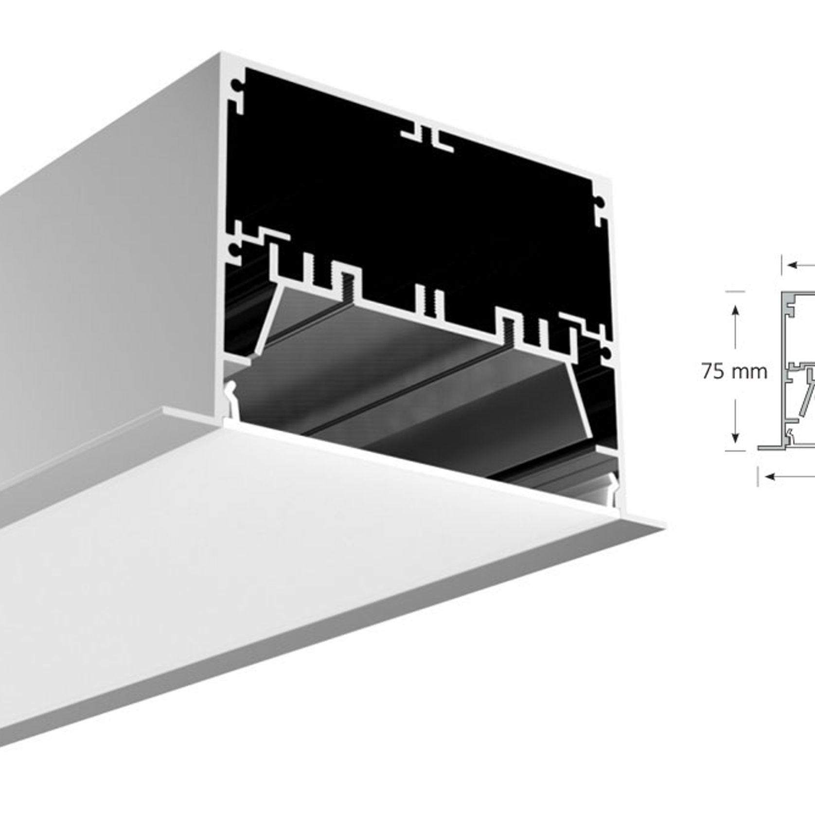 Ultra Wide Recessed Extrusion gallery detail image