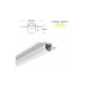 Plaster in Linear LED Profile w/ Semi Circular Diffuser gallery detail image