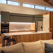 Capsühl Linear LED Pendant Black gallery detail image