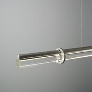 Stella LED Crystal Rod Linear Pendant in Nickel gallery detail image