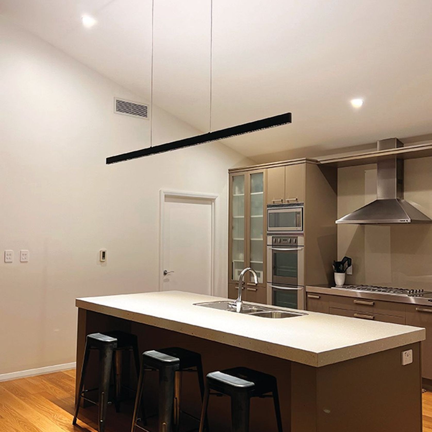 CLEVEDON Optical Lens LS2555L Slimline Linear Pendant gallery detail image