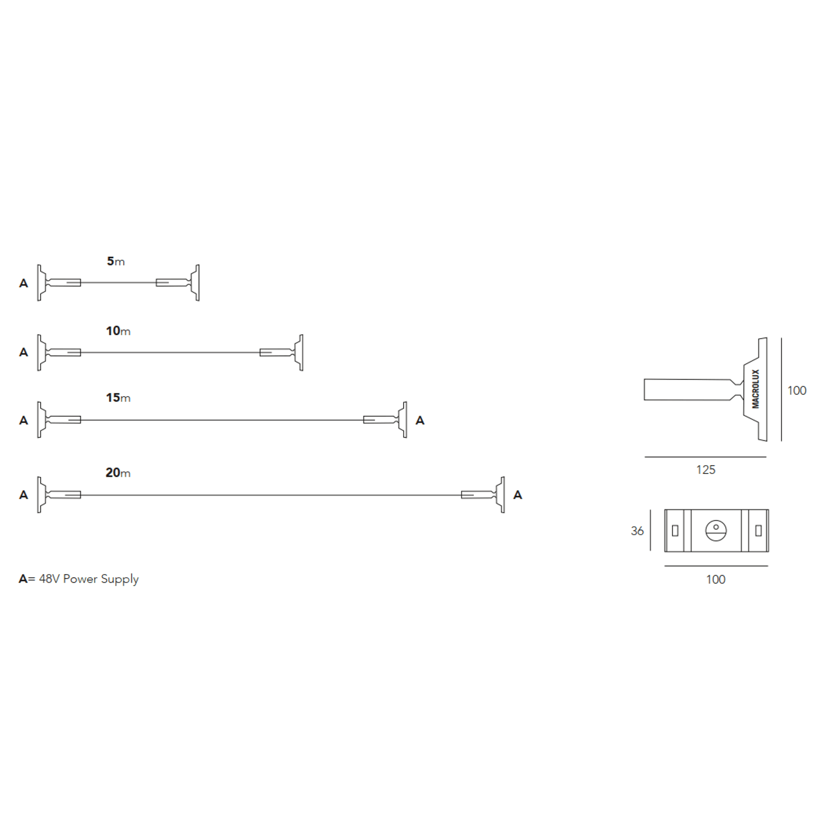 TRATTO IP20 Linear Light by Macrolux gallery detail image