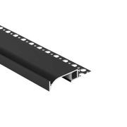Black LED Skirting Board - Aluminum Baseboard Extrusion gallery detail image