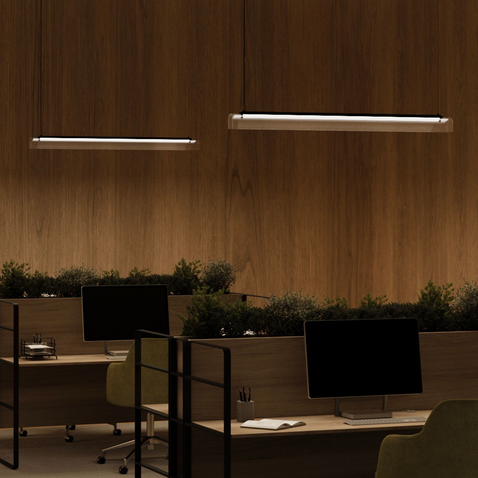 Edge Linear Pendant Light gallery detail image