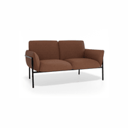 Charlie 2 Seat Sofa Terracotta Rust gallery detail image