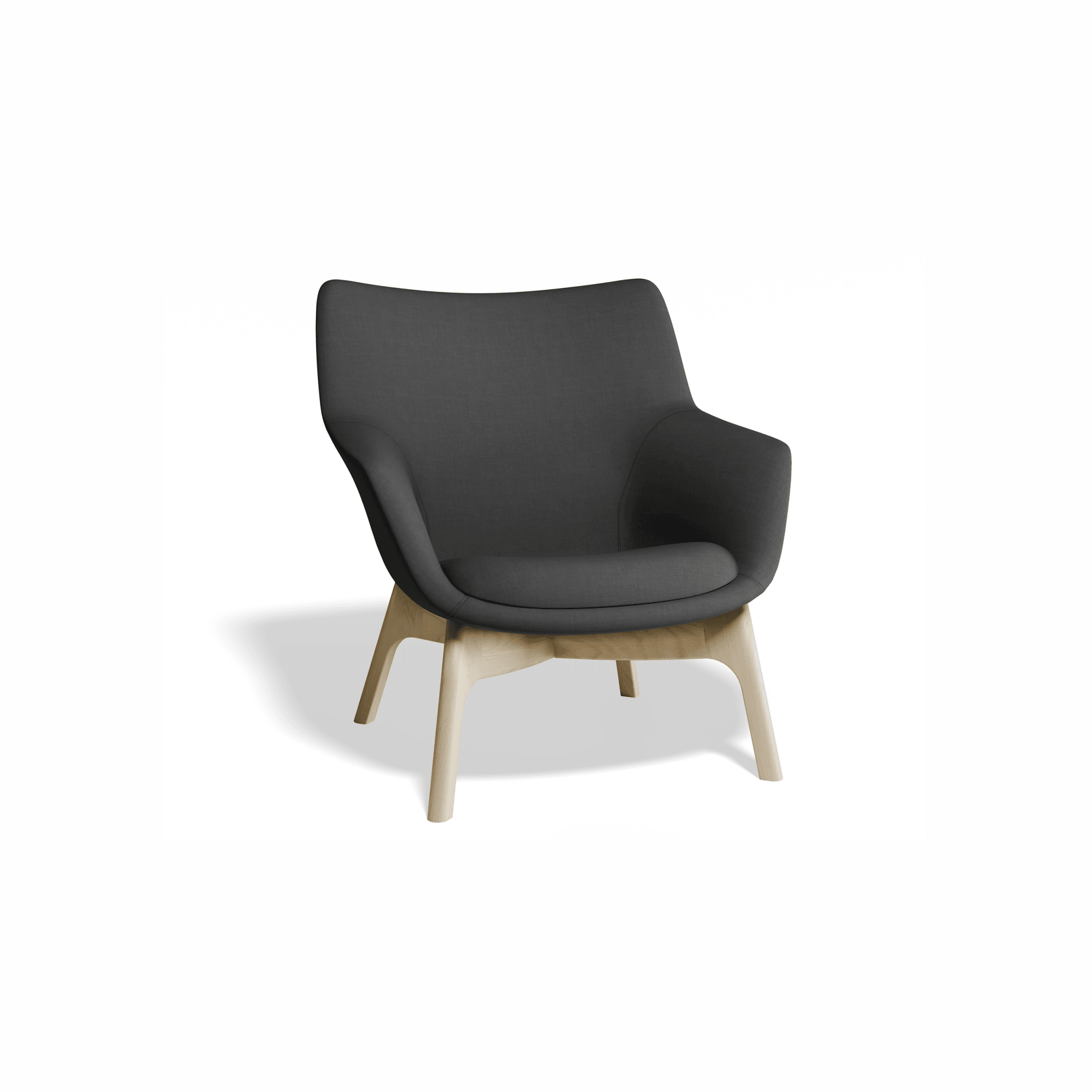 Flow Armchair - Dark Grey gallery detail image