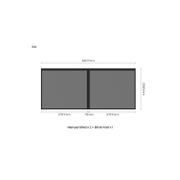 Newport Teak Outdoor Sofa L Sectional - 4 Seat gallery detail image