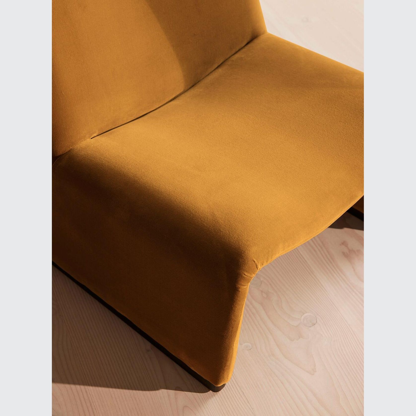 Soho Home | Lovett Chair | Velvet Mustard gallery detail image