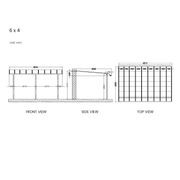 Ibis Outdoor Teak Right Arm Sofa gallery detail image