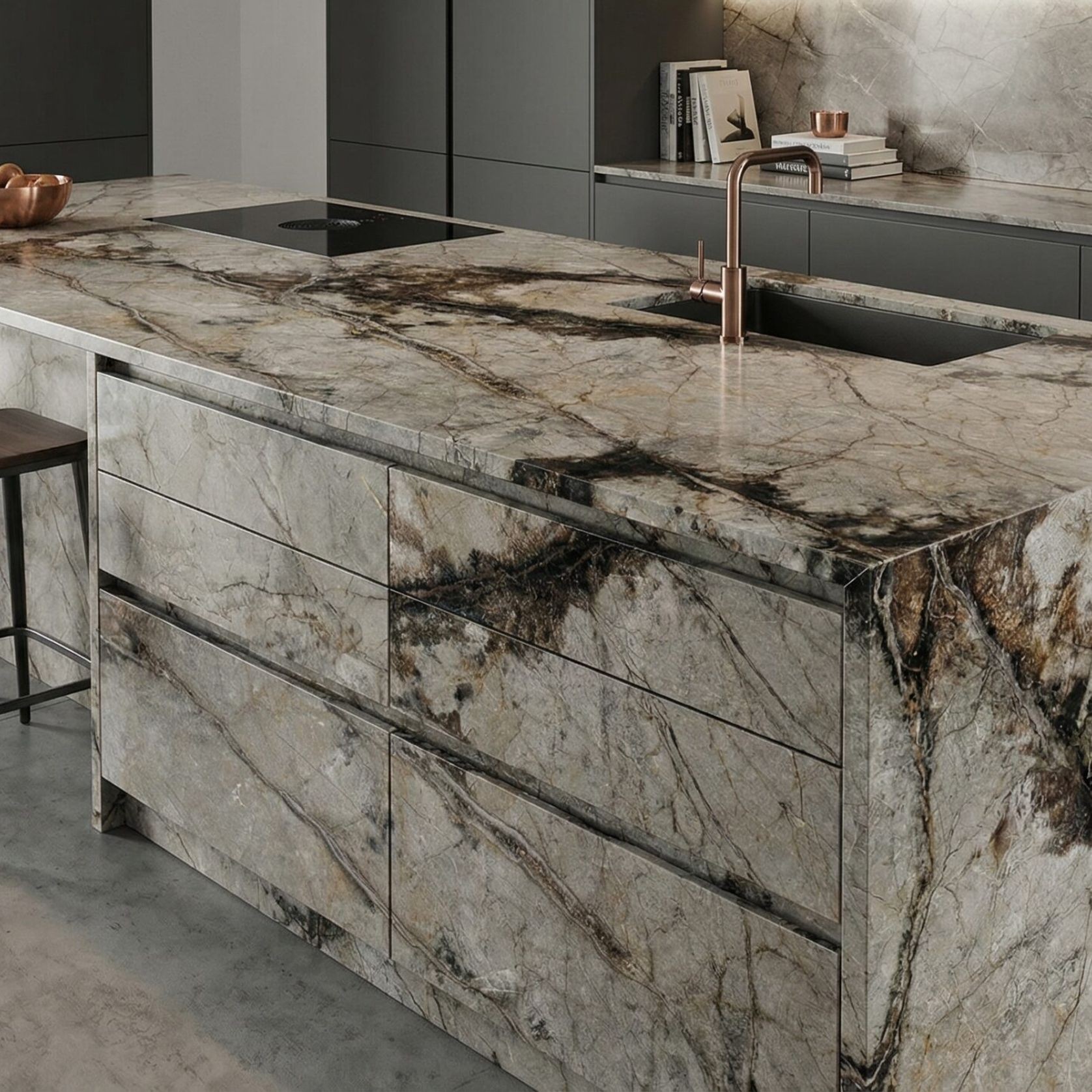 Tectonic Grey Marble | Natural Stone gallery detail image