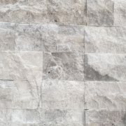 Aqua Silver Split Face Travertine Wall Cladding gallery detail image