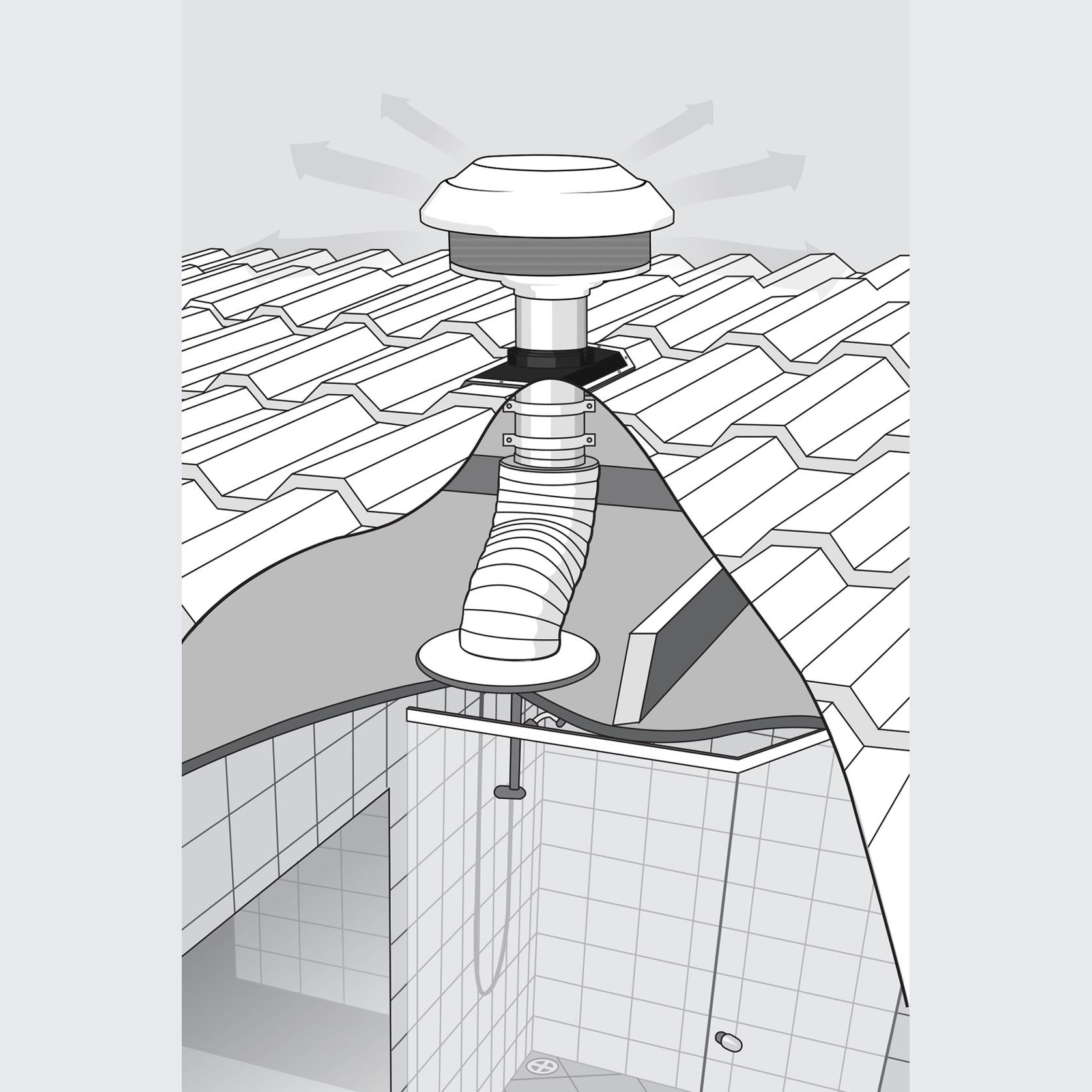 Silent Exhaust Fan - BR550 gallery detail image