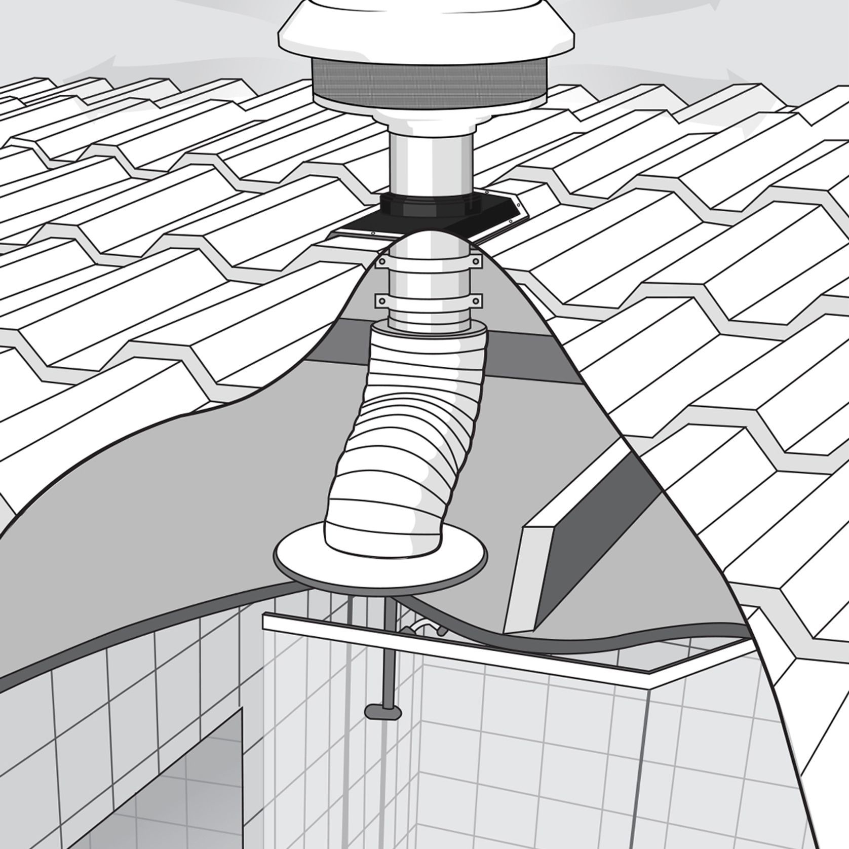 Silent Exhaust Fan - BRW650 gallery detail image