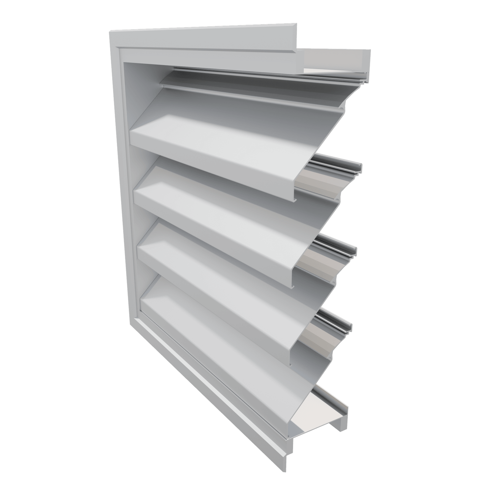 OHL-102 100mm Panel Weather Louver gallery detail image