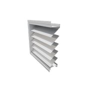 OHL-124 76mm Panel Weather Louver gallery detail image