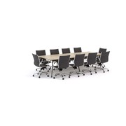 Euro Boardroom Table 3000 with Metro Midback Chair gallery detail image