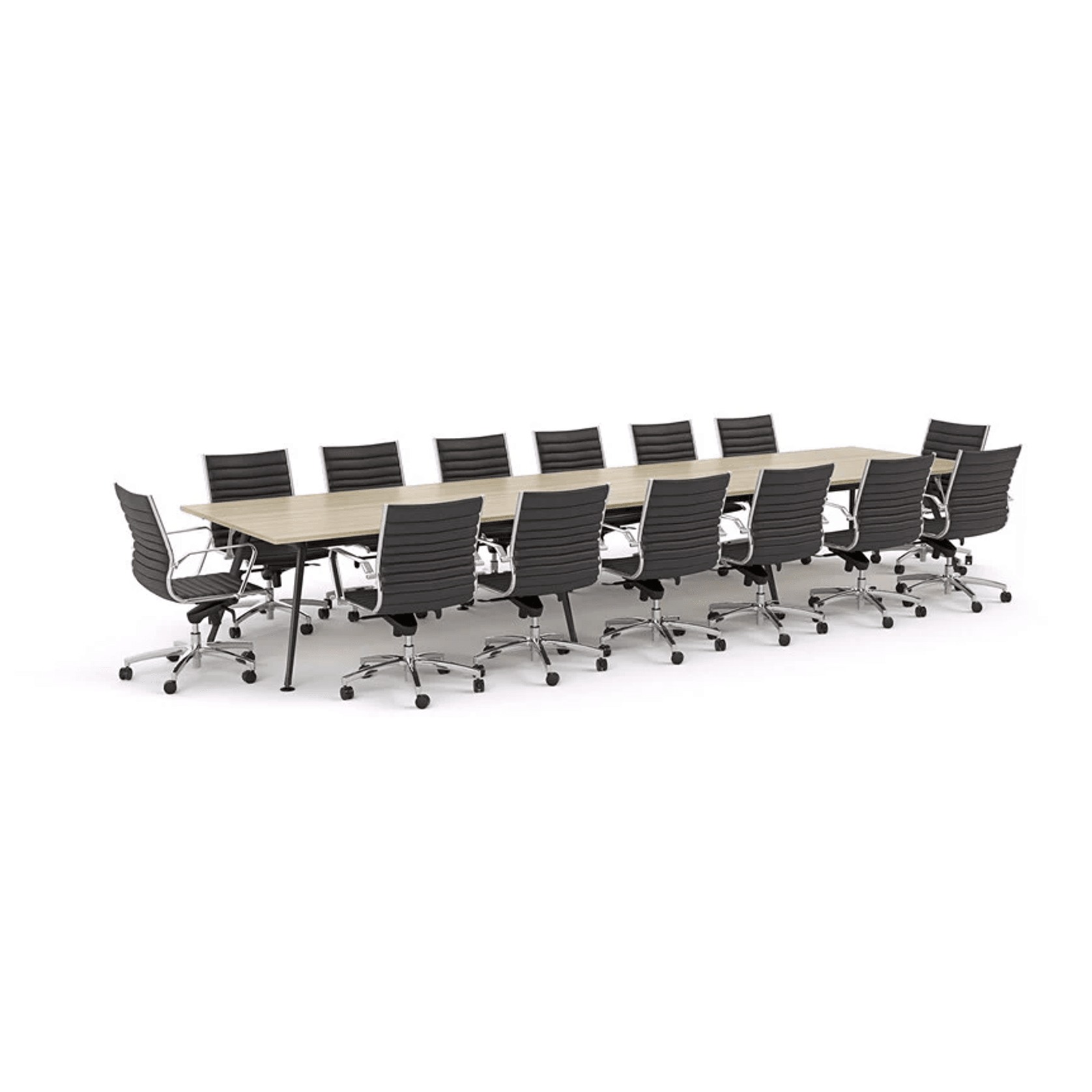 Euro Boardroom Table 3000 with Metro Midback Chair gallery detail image