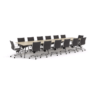Euro Boardroom Table 3000 with Metro Midback Chair gallery detail image
