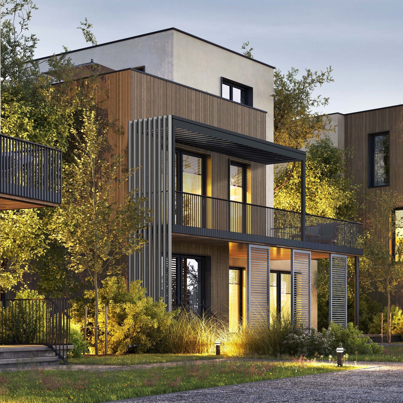 Stecca® Aluminium Fin Balustrade gallery detail image