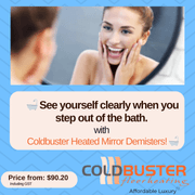 Mirror Demister RECT 6080 gallery detail image