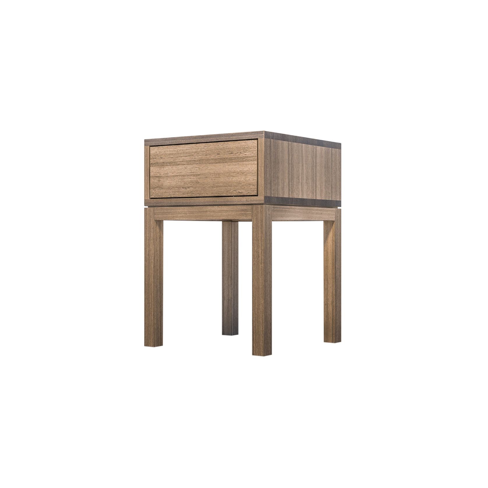 Huey Single Timber Bedside Table gallery detail image