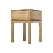 Huey Single Timber Bedside Table gallery detail image
