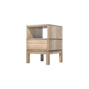 Huey Double Timber Bedside Table gallery detail image