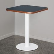 Square Timber Edged Laminate Top With Rounded Corners gallery detail image