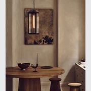 Lilac Reeded Pendant Light gallery detail image