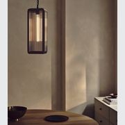 Lilac Reeded Pendant Light gallery detail image