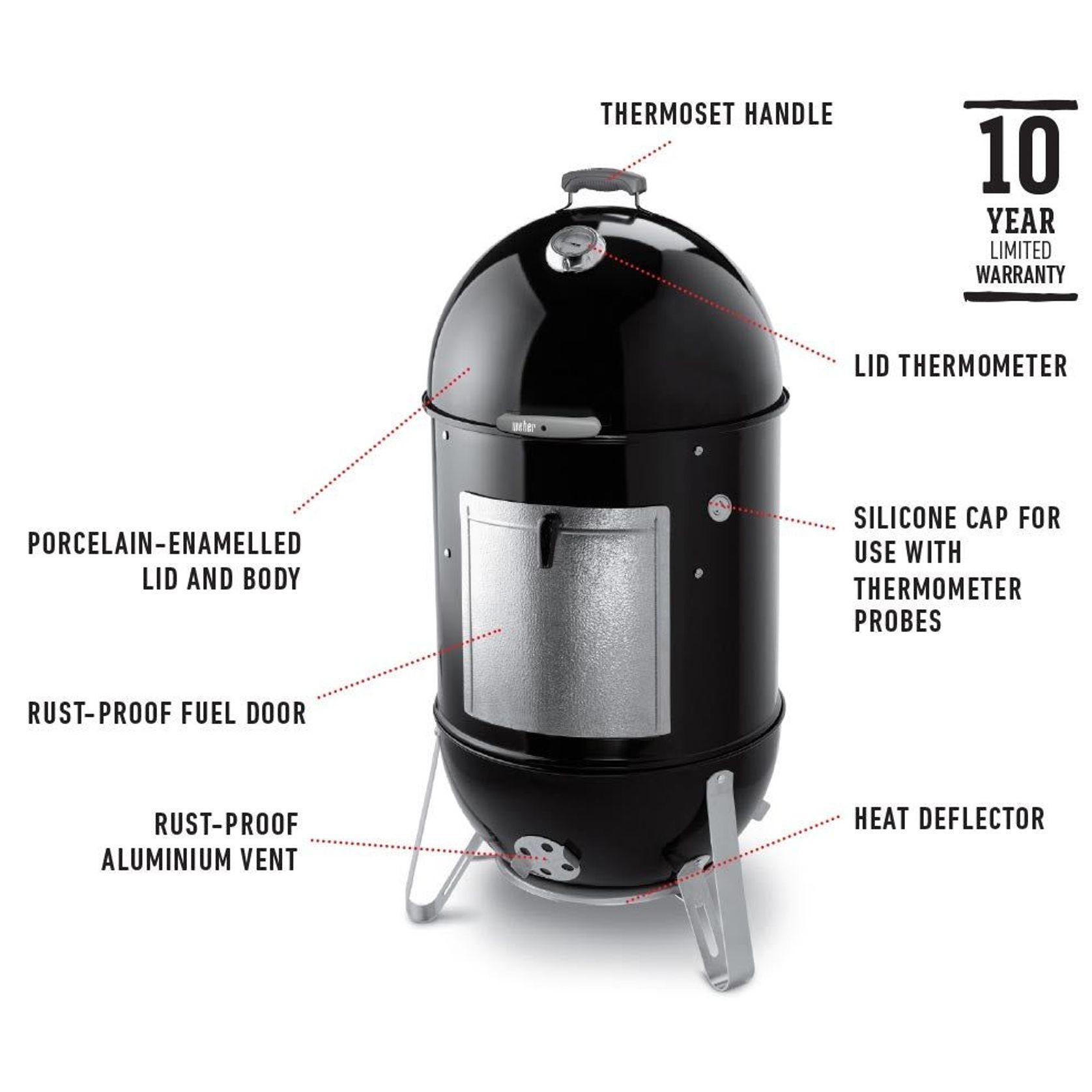 Weber 57cm Smokey Mountain gallery detail image