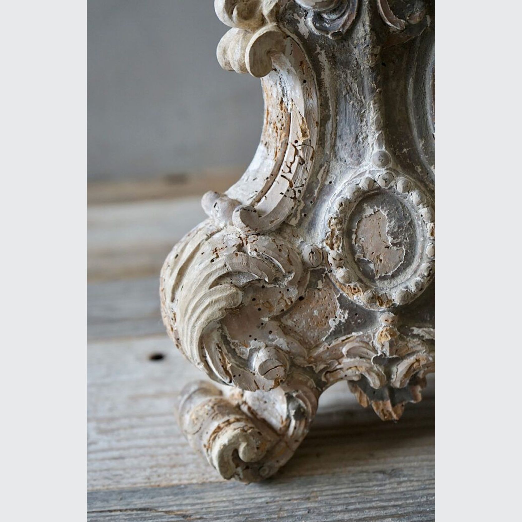 Large Italian 18th Century Torchere Candlestick gallery detail image